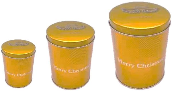 Weihnachten 2023 Keksdose 3 Größen AKTION   6 x 3er Set in einem Karton